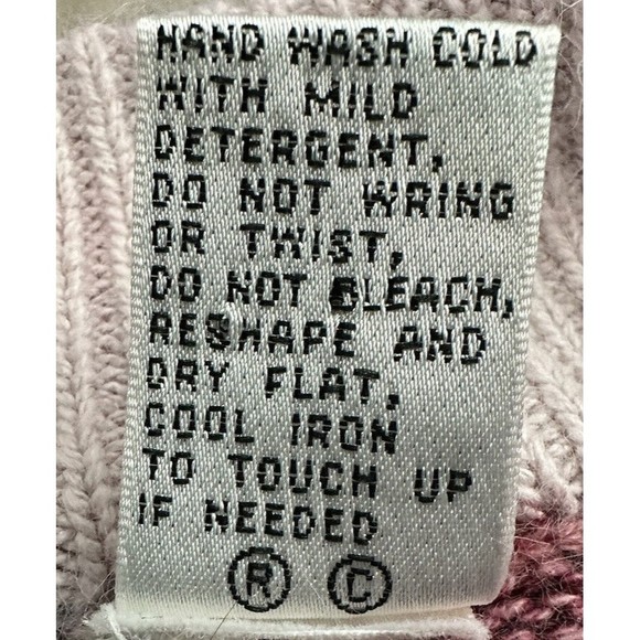 VTG 80s 90’s Extra Energy by De Rotchild Silk Angora Blend Women’s Sweater Sz XL - Picture 5 of 6